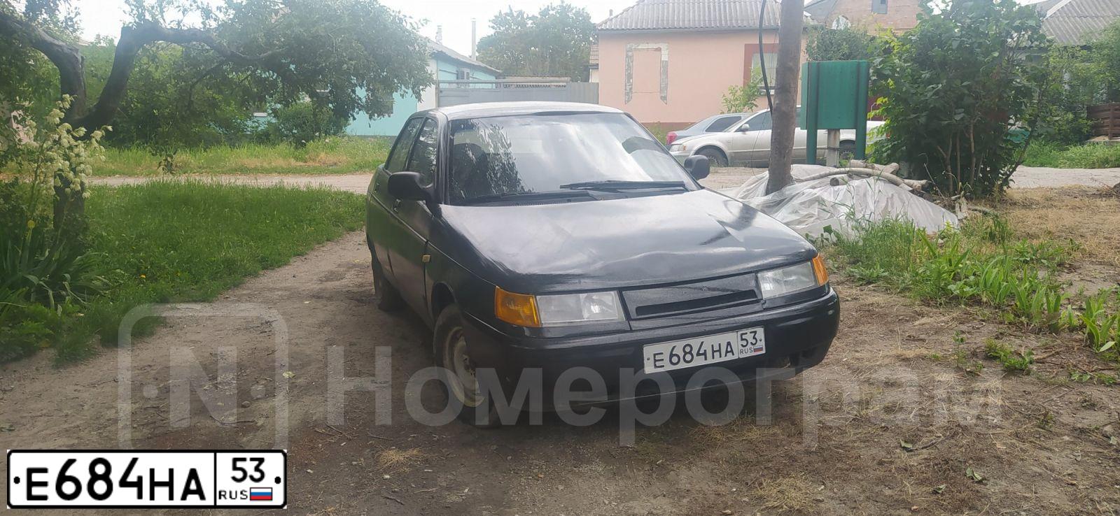 Фото автомобиля LADA 2110, 2005 — госномер А548АА53. Цвет: ЧЕРНЫЙ