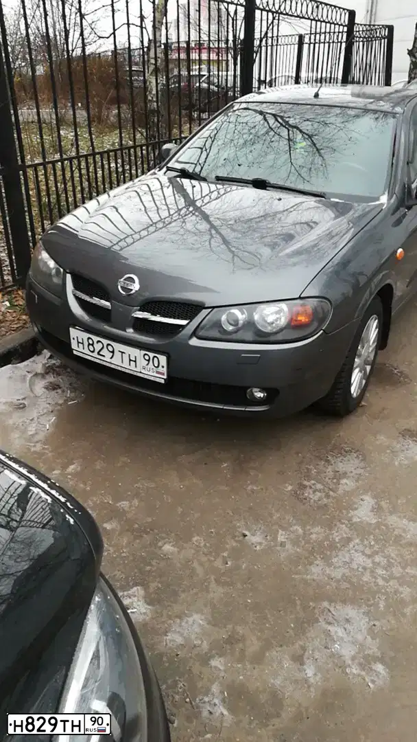 Фото автомобиля NISSAN ALMERA, 2005 — госномер Н829ТН90. Цвет: СЕРЫЙ