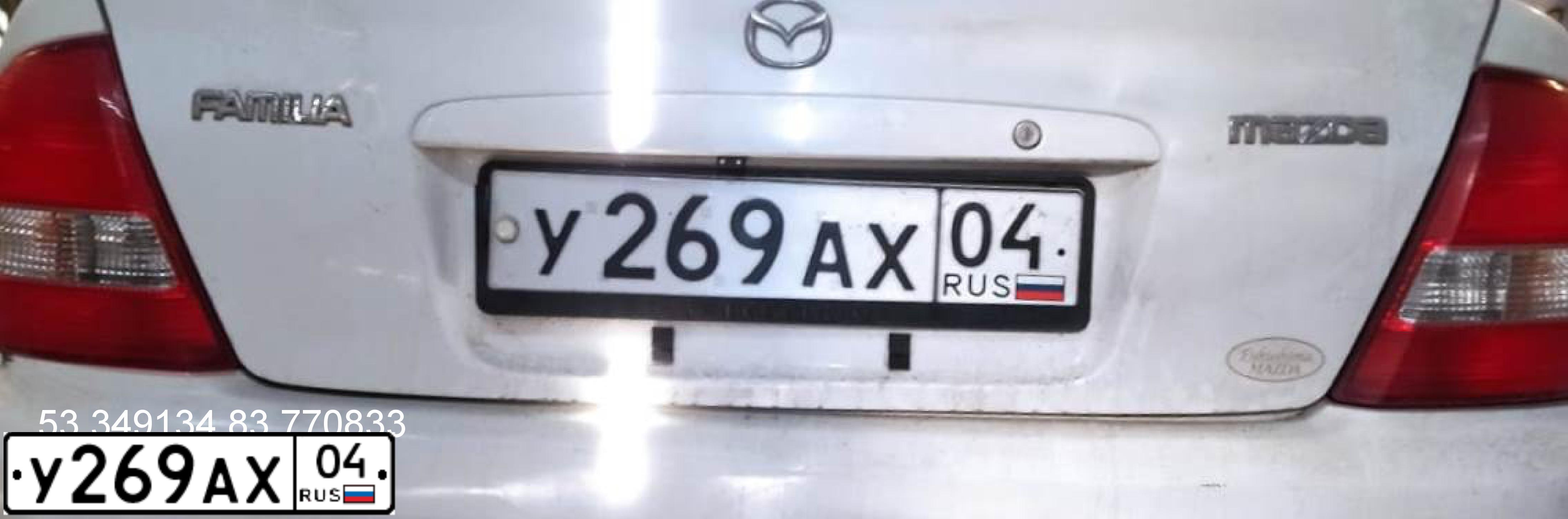 Фото автомобиля МАЗДА MAZDА FAMILIА, 2001 — госномер О597АУ04