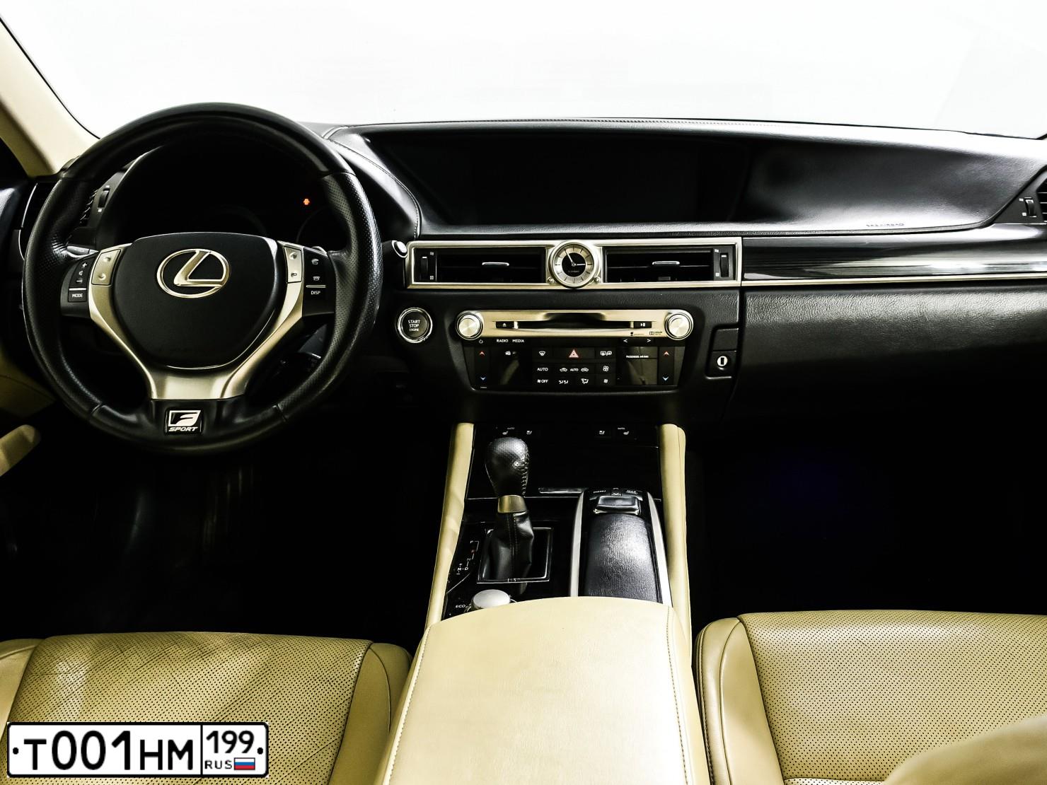Фото автомобиля LEXUS GS, 2014 — госномер А849АТ250. Цвет: ЧЕРНЫЙ