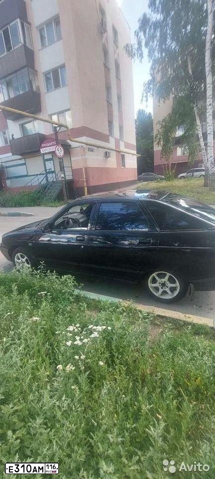 Фото автомобиля LADA 2112 LADA, 2007 — госномер Е310АМ116. Цвет: Сине-Черный