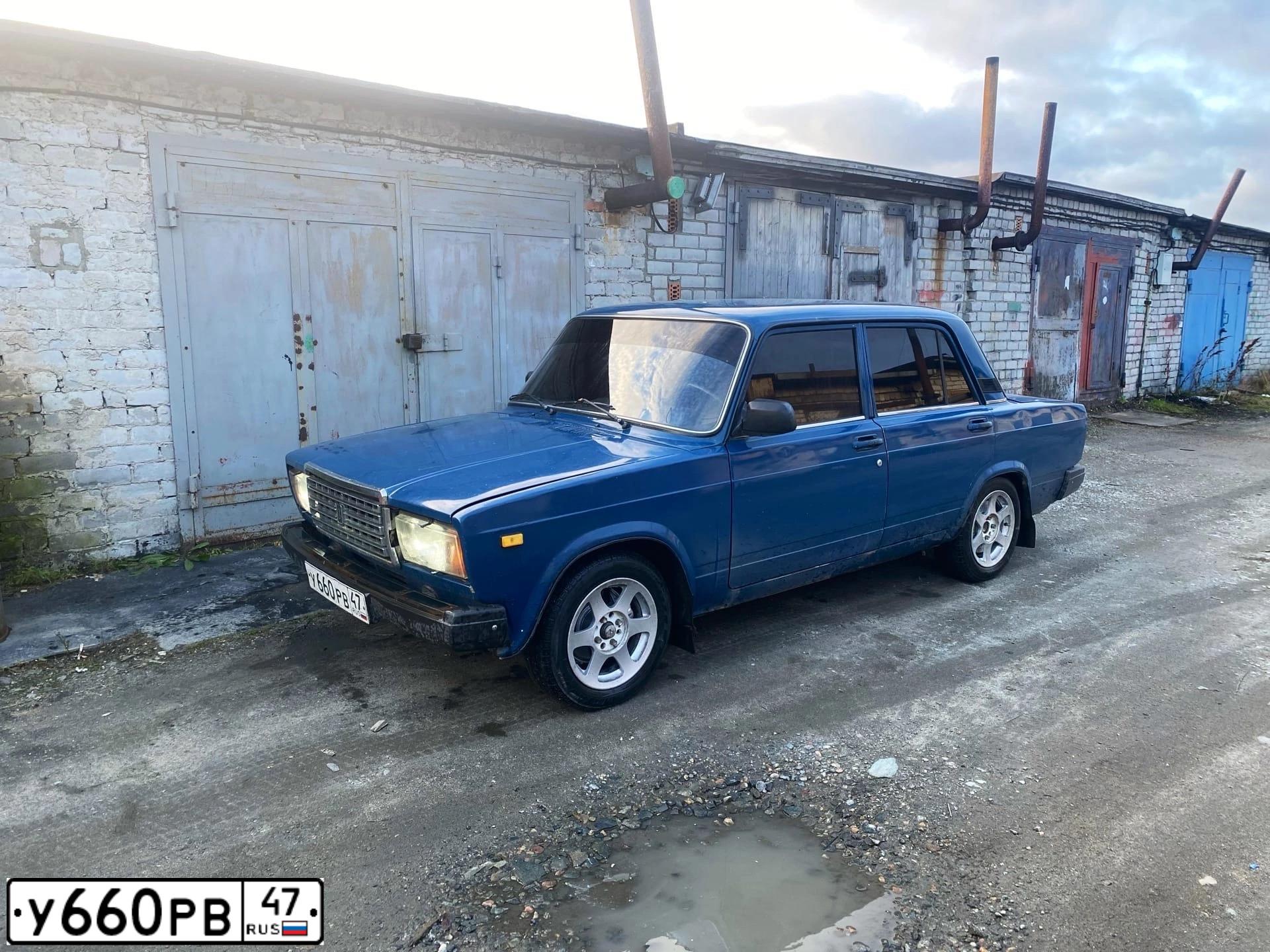 Фото автомобиля LADA 2107, 2008 — госномер У660РВ47. Цвет: СИНЕ-ЗЕЛЕНЫЙ