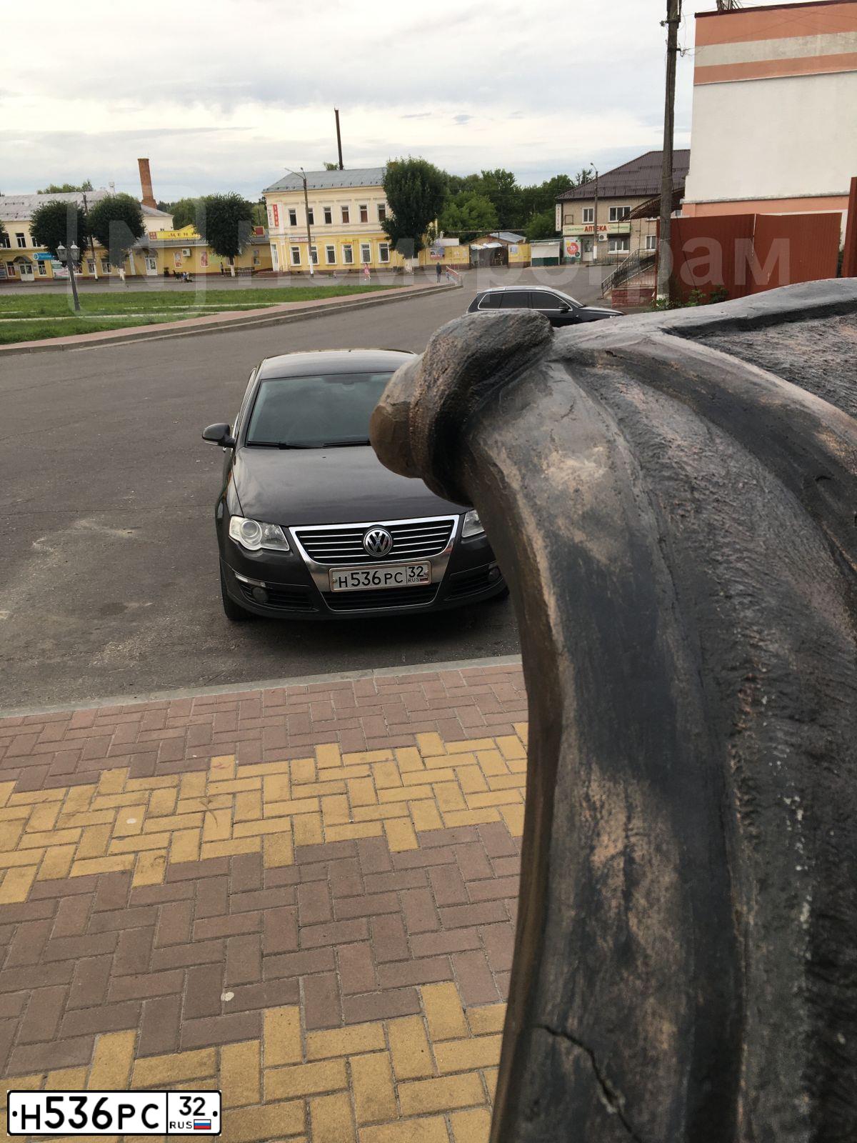 Фото автомобиля VOLKSWAGEN PASSAT, 2010 — госномер Н033КВ32. Цвет: КОРИЧНЕВЫЙ