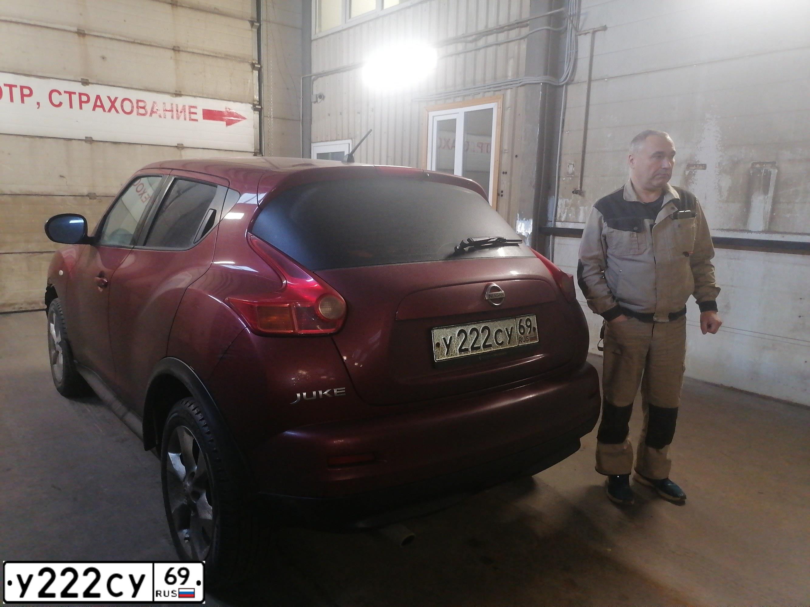Фото автомобиля NISSAN JUKE, 2012 — госномер М716ВР763