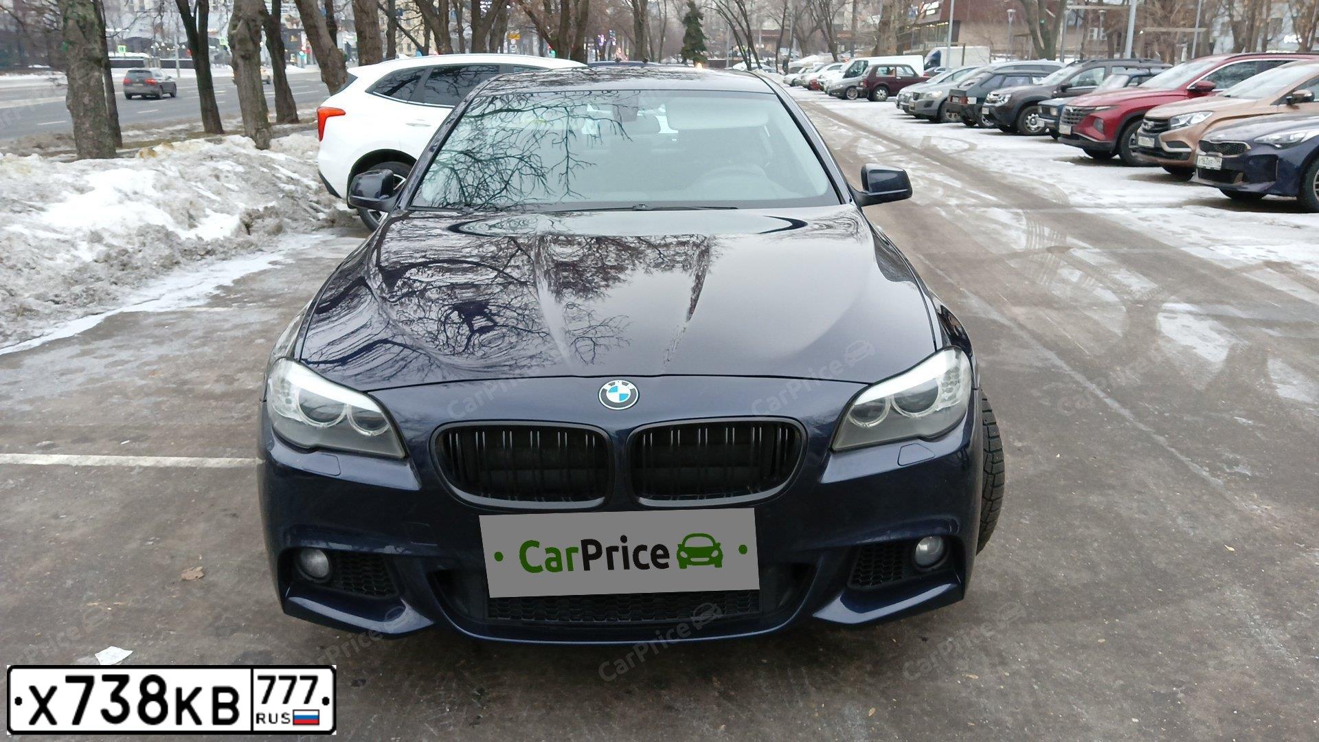 Фото автомобиля БМВ 520I, 2012 — госномер Т532ОА67. Цвет: синий