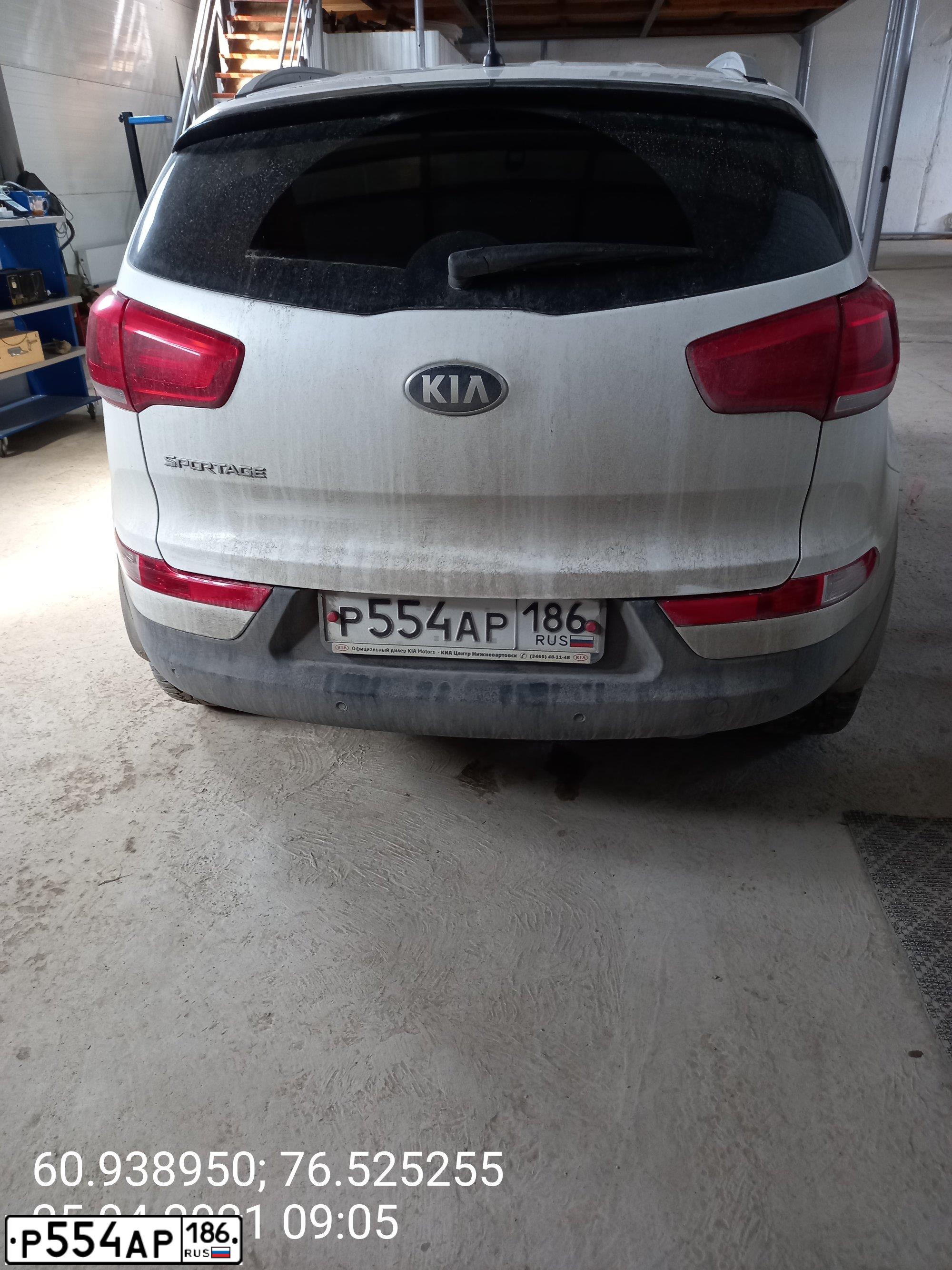 Фото автомобиля КИА SLS (SPORTAGE:, SL, SLS), 2014 — госномер С362ВК196. Цвет: Белый