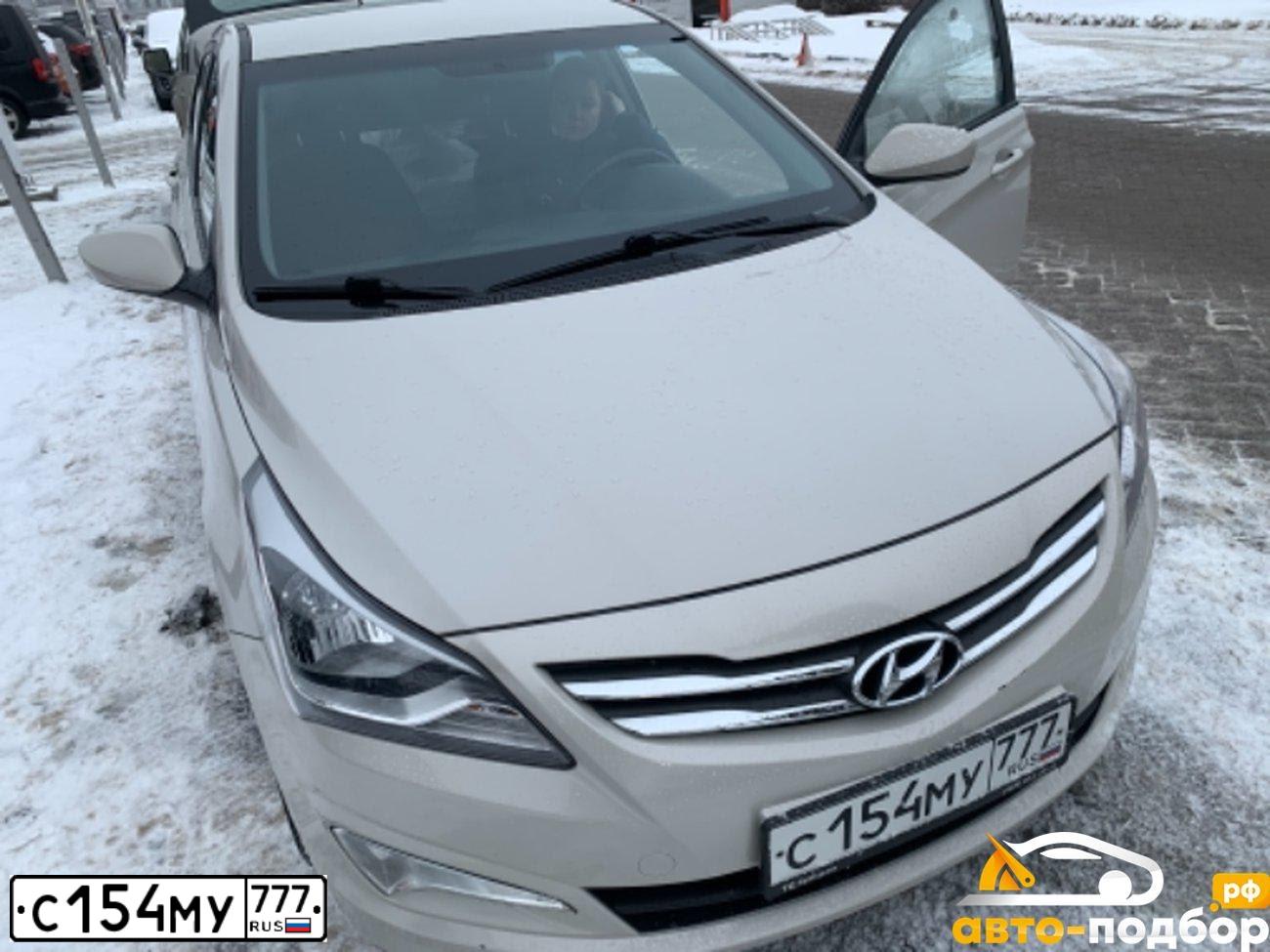 Фото автомобиля HYUNDAI SOLARIS, 2014 — госномер К804ХР35. Цвет: БЕЖЕВЫЙ