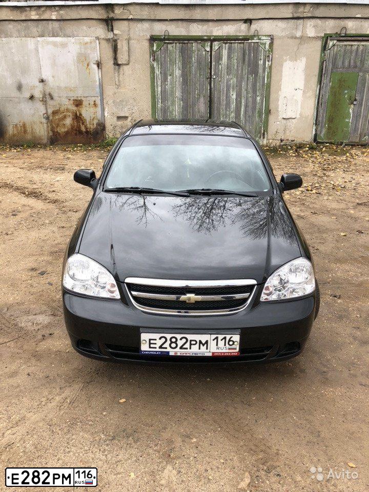 Фото автомобиля CHEVROLET LACETTI, 2007 — госномер Е282РМ116. Цвет: ЧЕРНЫЙ