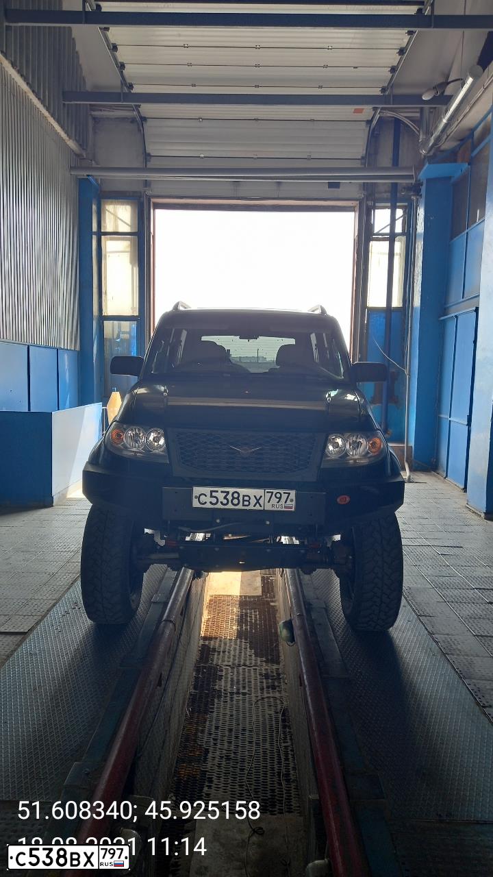 Фото автомобиля UAZ 3163 PATRIOT, 2012 — госномер С538ВХ797. Цвет: ЗЕЛЕНЫЙ