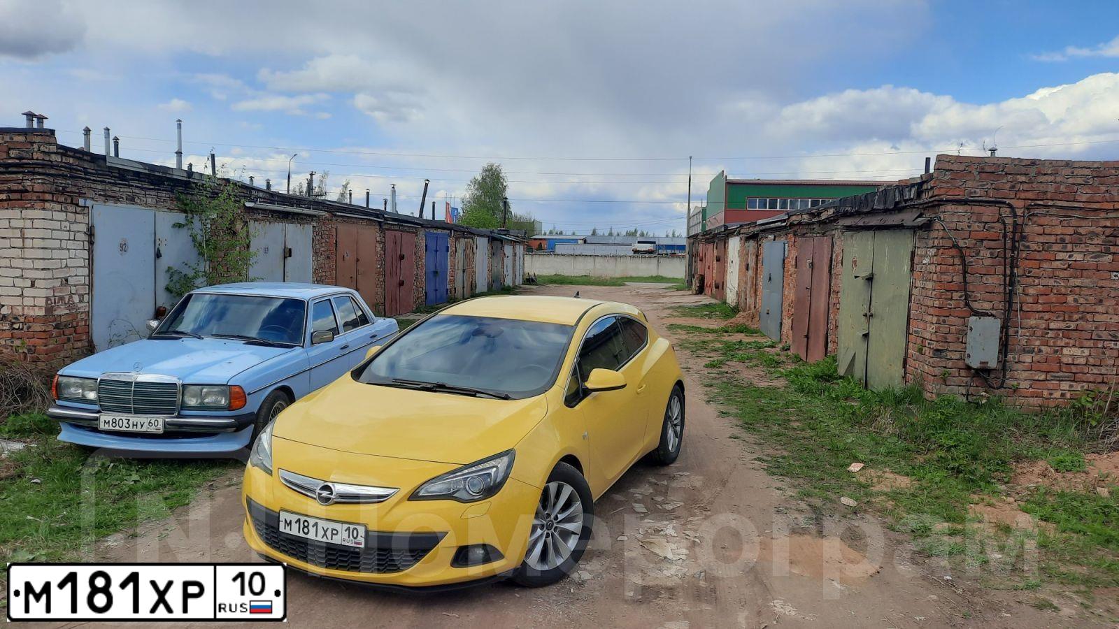 Фото автомобиля OPEL ASTRA, 2012 — госномер Р192ХК60. Цвет: ЖЁЛТЫЙ