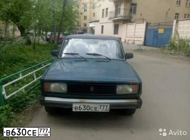 Фото автомобиля LADA 2105 LADA, 2001 — госномер Т584СР69. Цвет: Сине-зеленый