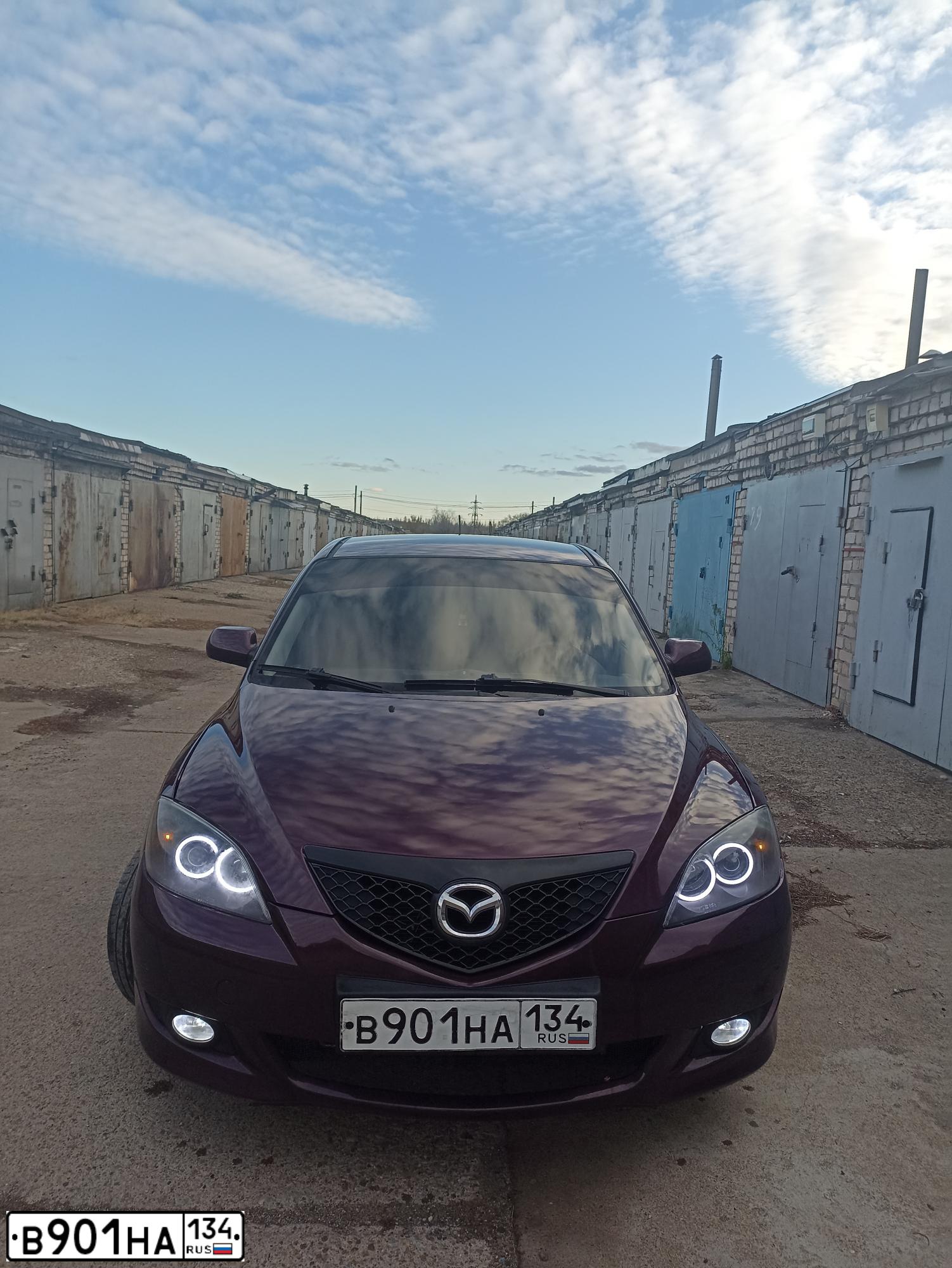 Фото автомобиля MAZDA 3, 2007 — госномер О351МВ134