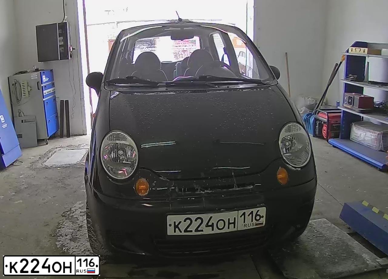 Фото автомобиля DAEWOO MATIZ, 2008 — госномер О406ЕК716. Цвет: КОРАЛЛОВО-ЧЕРНЫЙ