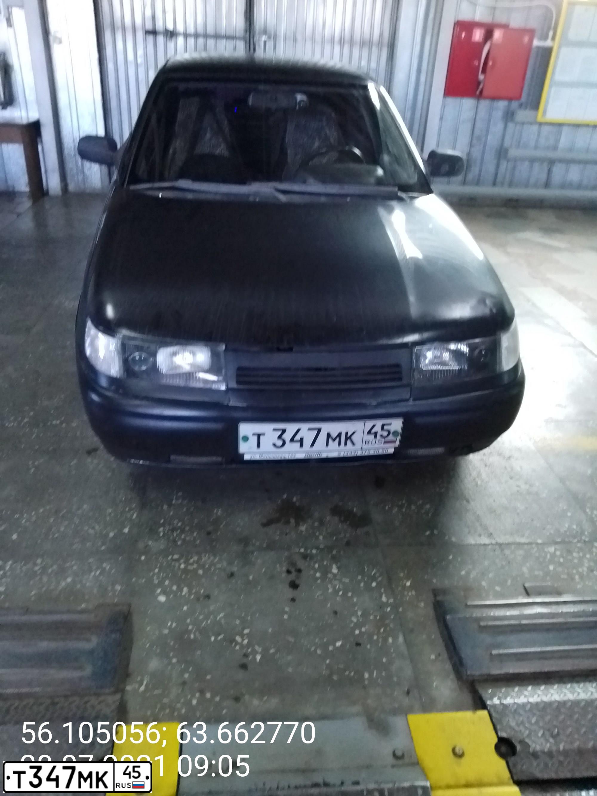 Фото автомобиля LADA 2110 LADA, 2004 — госномер Т347МК45. Цвет: ГРАФИТОВЫЙ МЕТАЛЛИК