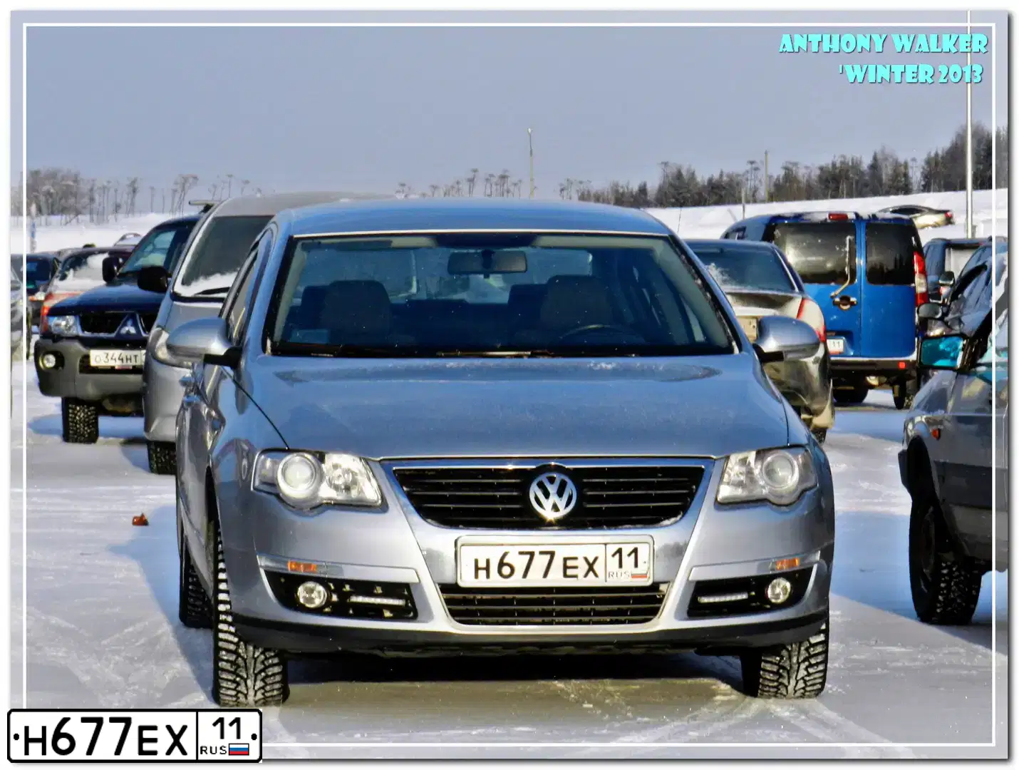 Фото автомобиля VOLKSWAGEN PASSAT, 2007 — госномер Н677ЕХ11. Цвет: СЕРЕБРИСТЫЙ