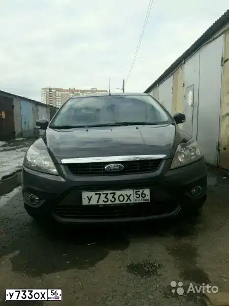Фото автомобиля FORD FOCUS, 2011 — госномер В008МС56. Цвет: ТЕМНО-СЕРЫЙ