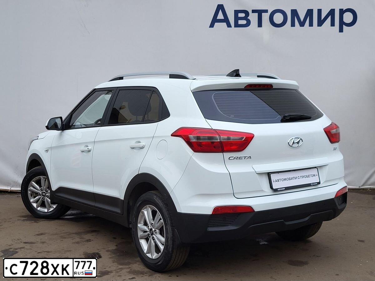 Фото автомобиля HYUNDAI CRETA, 2017 — госномер В919ВМ977. Цвет: Белый