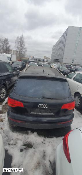 Фото автомобиля AUDI Q7, 2007 — госномер Е216ВА199. Цвет: ЧЕРНЫЙ