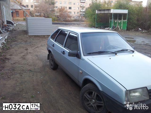 Фото автомобиля LADA 2109 SAMARA, 2005 — госномер Н032СА174. Цвет: Серебристо-Желтый