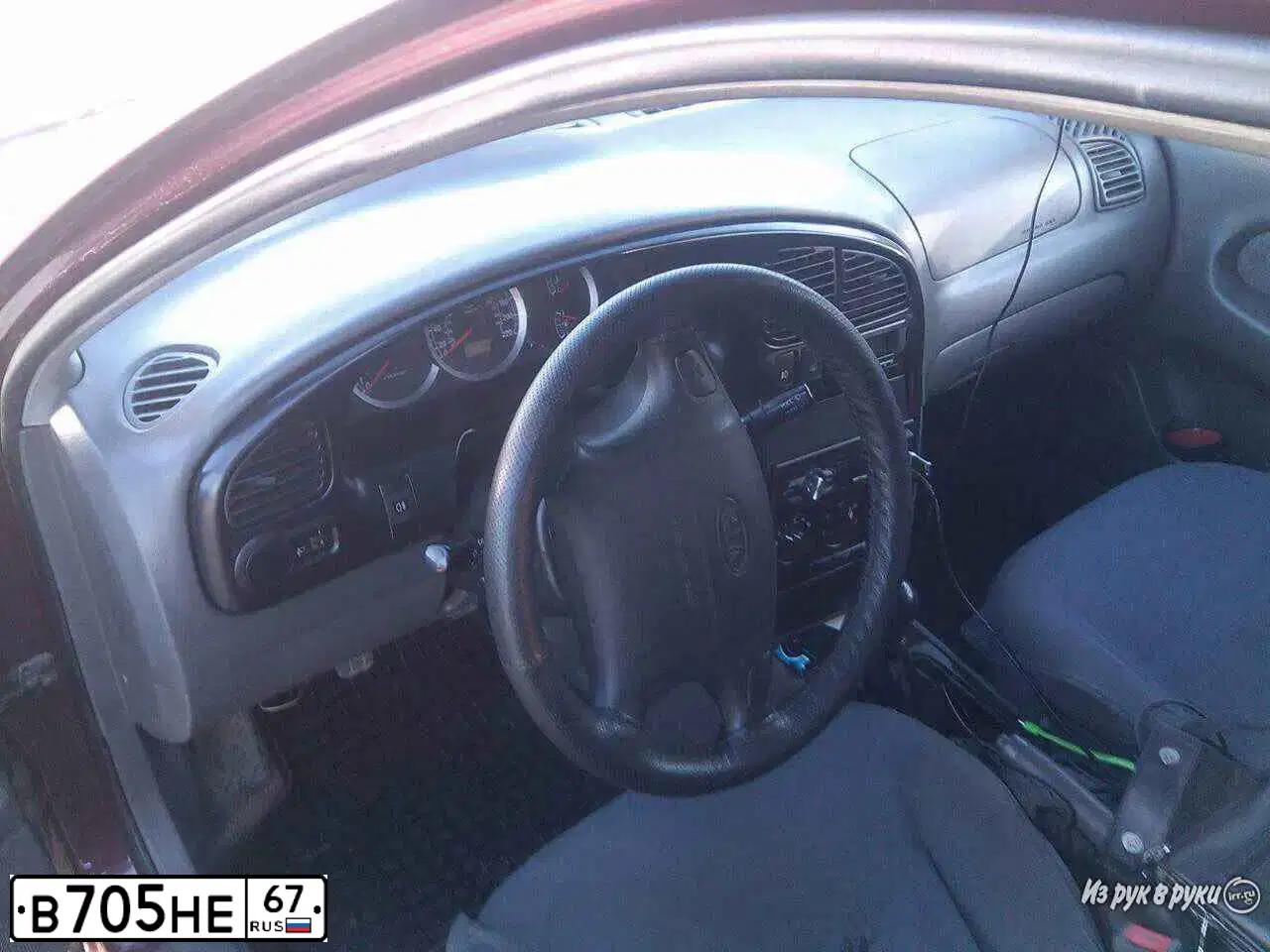 Фото автомобиля KIA SPECTRA, 2007 — госномер В705НЕ67. Цвет: КРАСНЫЙ