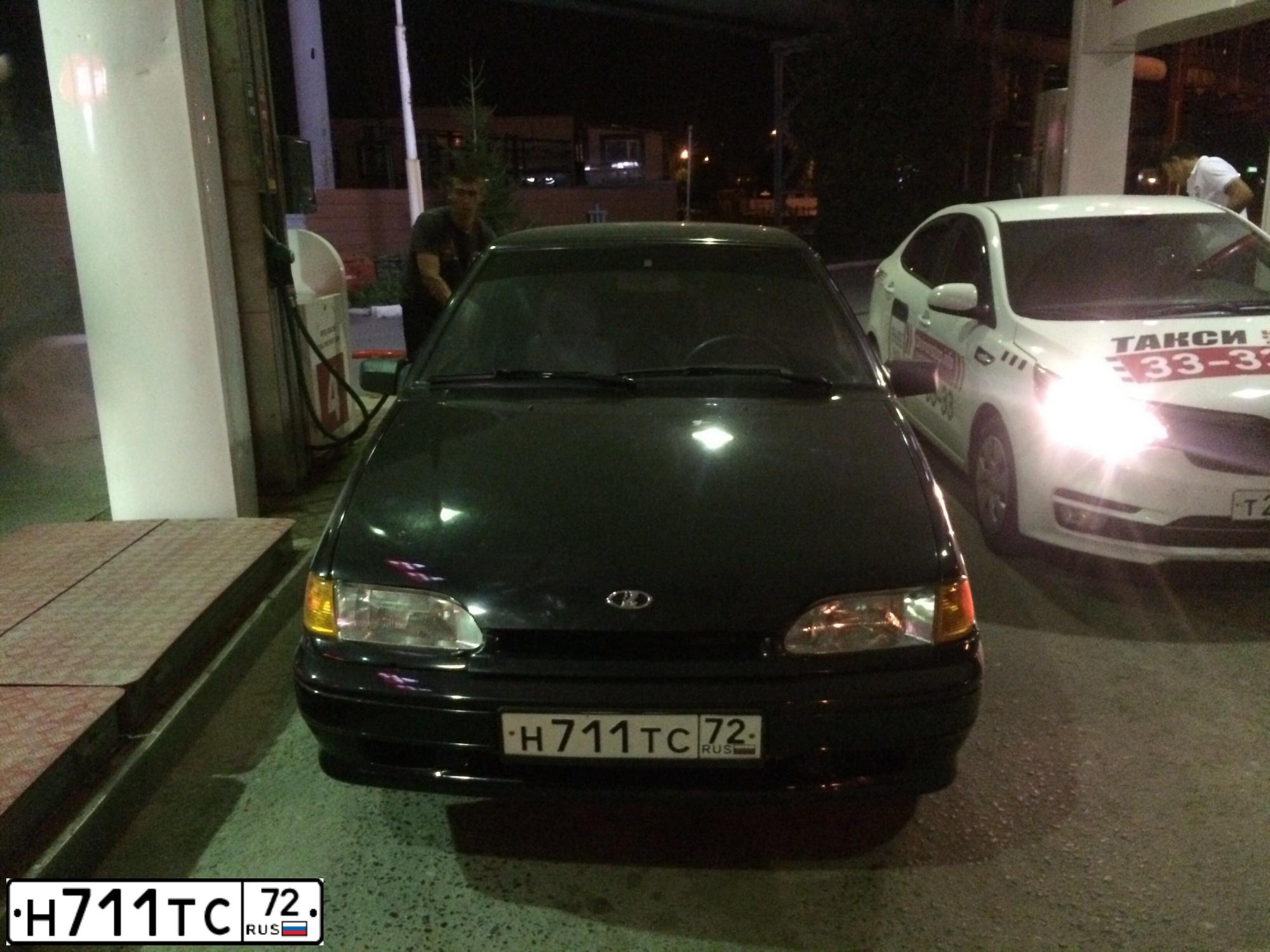 Фото автомобиля LADA 2114 SAMARA, 2011 — госномер С444МК72. Цвет: Сине-Черный