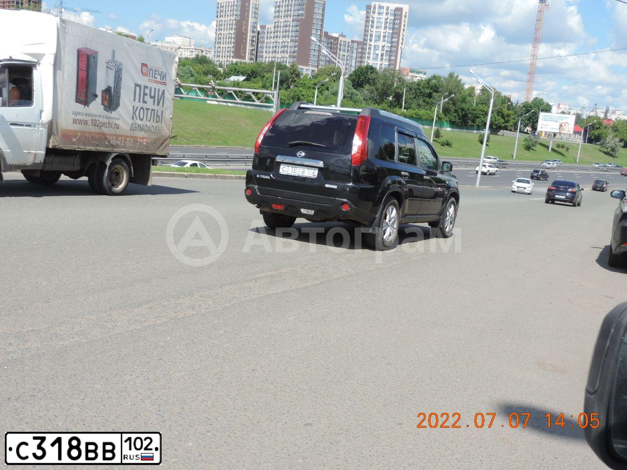 Фото автомобиля NISSAN X-TRAIL, 2011 — госномер К898РК702