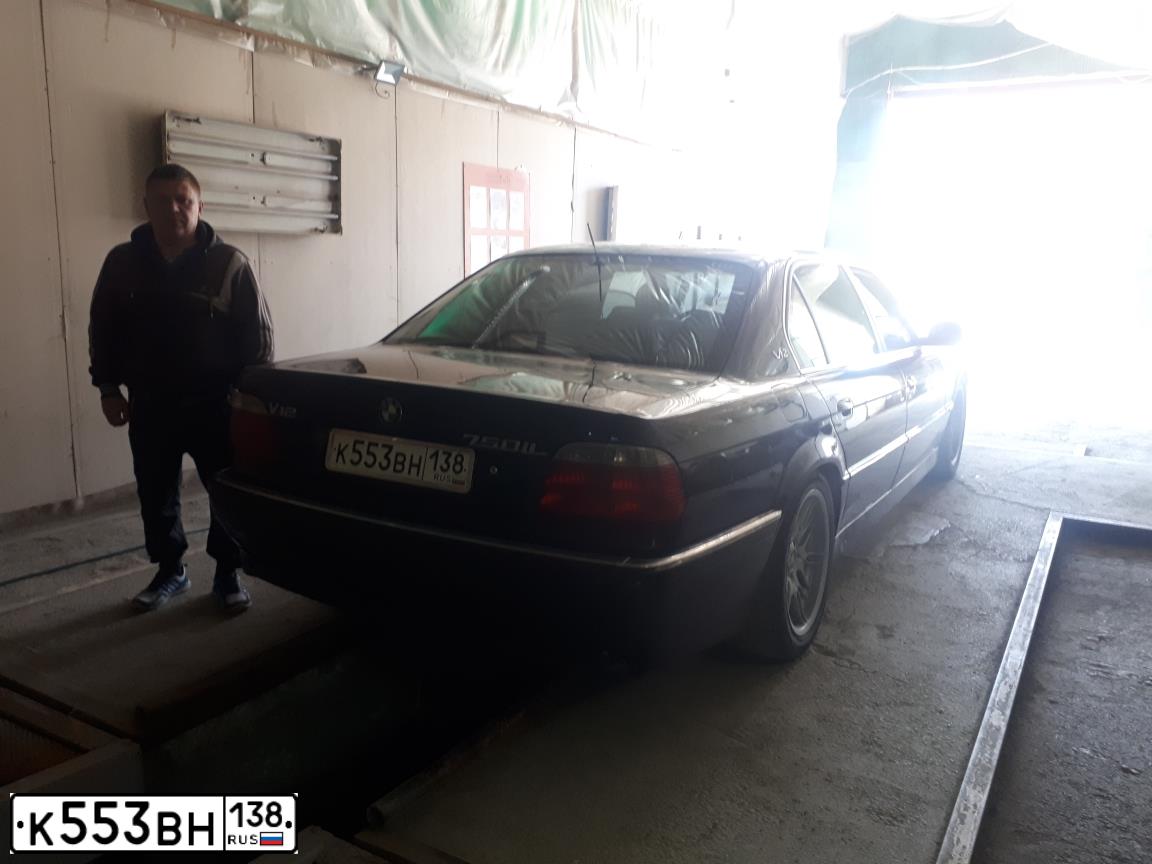Фото автомобиля BMW SERIE 7, 1996 — госномер С599МН196. Цвет: ЧЕРНЫЙ