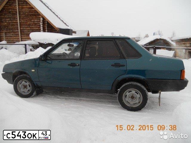 Фото автомобиля LADA 2109 SAMARA, 2000 — госномер С543ОК43. Цвет: СЕРЕБРИСТО-ЗЕЛЕНЫЙ