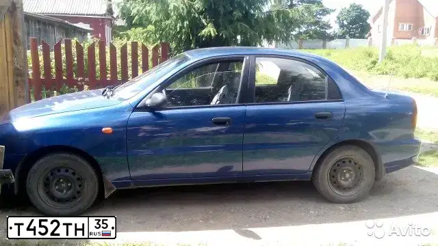 Фото автомобиля ZAZ LANOS, 2008 — госномер К382УТ69. Цвет: синий