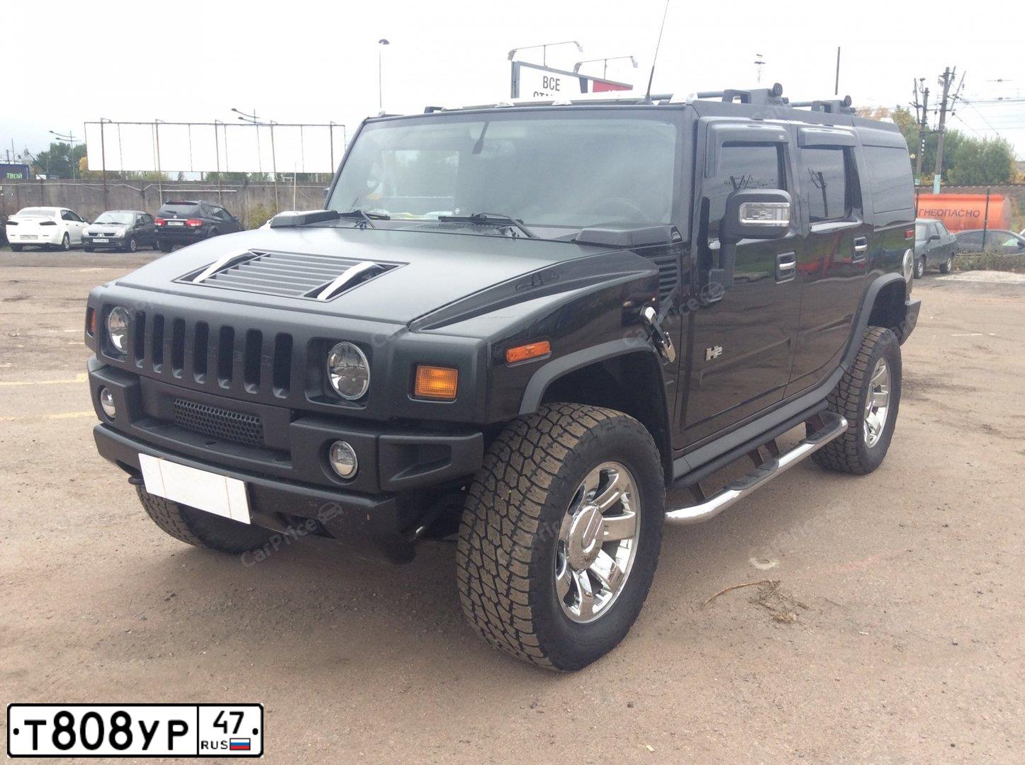 Фото автомобиля HUMMER R H2, 2007 — госномер Х539ВА977. Цвет: ЧЕРНЫЙ