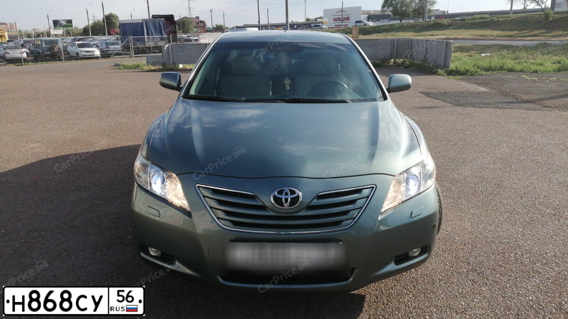 Фото автомобиля TOYOTA CAMRY, 2006 — госномер Х202УК56. Цвет: бирюзовый
