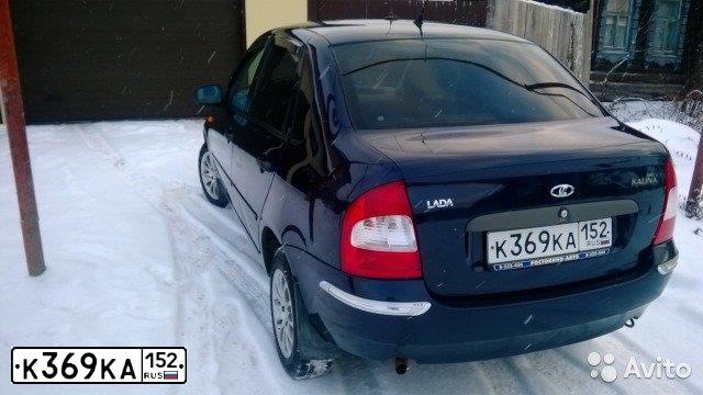 Фото автомобиля LADA 1118 KALINA, 2007 — госномер К369КА152. Цвет: ТЕМНО-СИНИЙ