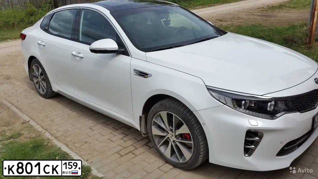 Фото автомобиля KIA OPTIMA, 2017 — госномер А660НК155. Цвет: ЧЕРНЫЙ