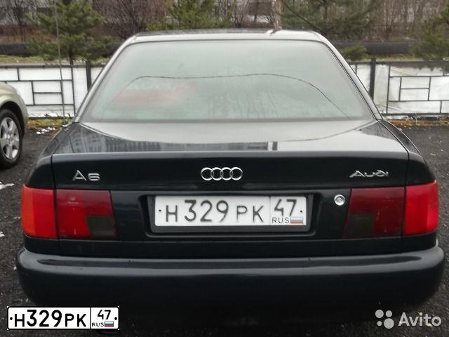 Фото автомобиля AUDI A6, 1994 — госномер Н329РК47. Цвет: ТЕМНО-СИНИЙ