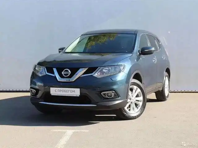 Фото автомобиля NISSAN X-TRAIL, 2016 — госномер М050МТ48. Цвет: Темно-синий