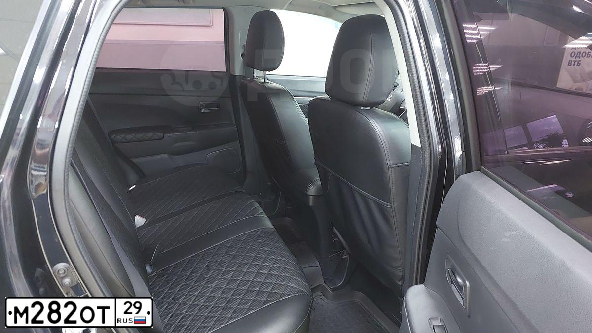 Фото автомобиля MITSUBISHI ASX, 2017 — госномер М282ОТ29. Цвет: ЧЕРНЫЙ