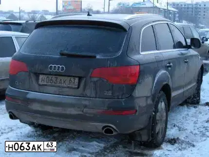 Фото автомобиля Audi Q7, 2007 — госномер Н063АК63
