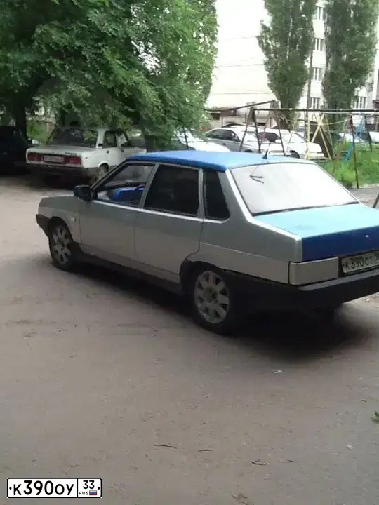 Фото автомобиля LADA 2109 SAMARA, 2002 — госномер К390ОУ33. Цвет: ЗЕЛЕНЫЙ