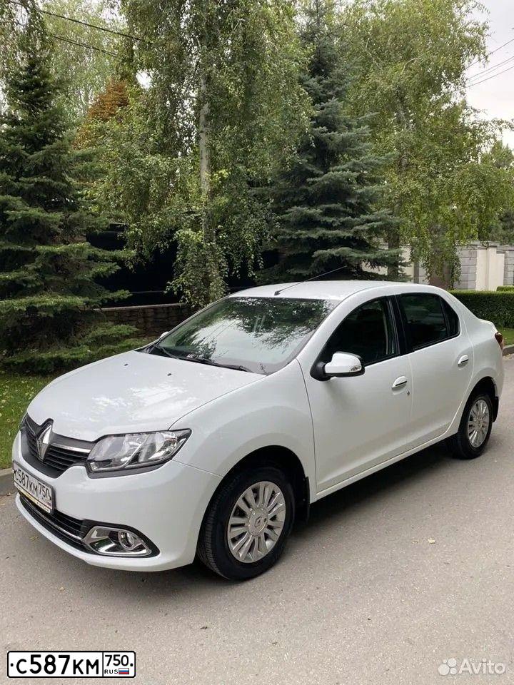 Фото автомобиля RENAULT LOGAN, 2015 — госномер М181КМ761. Цвет: Белый