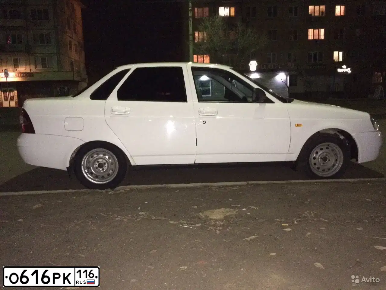 Фото автомобиля LADA 2170 PRIORA, 2011 — госномер О616РК116. Цвет: Белый