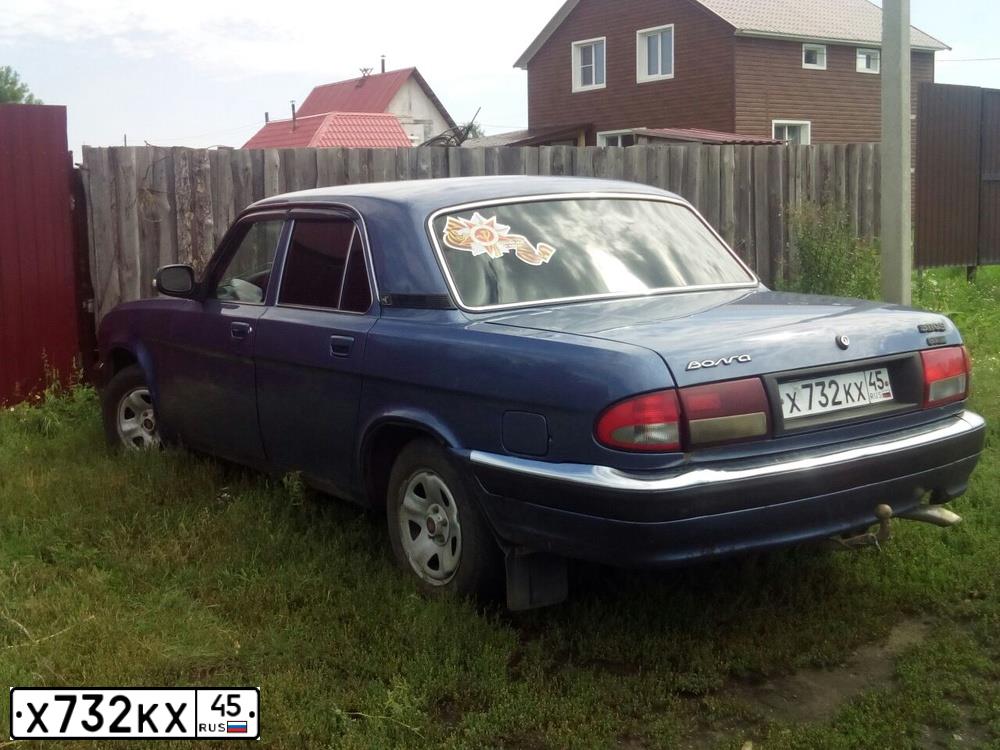 Фото автомобиля ГАЗ 31105, 2007 — госномер Т003МУ45. Цвет: МОРСКОЙ БРИЗ