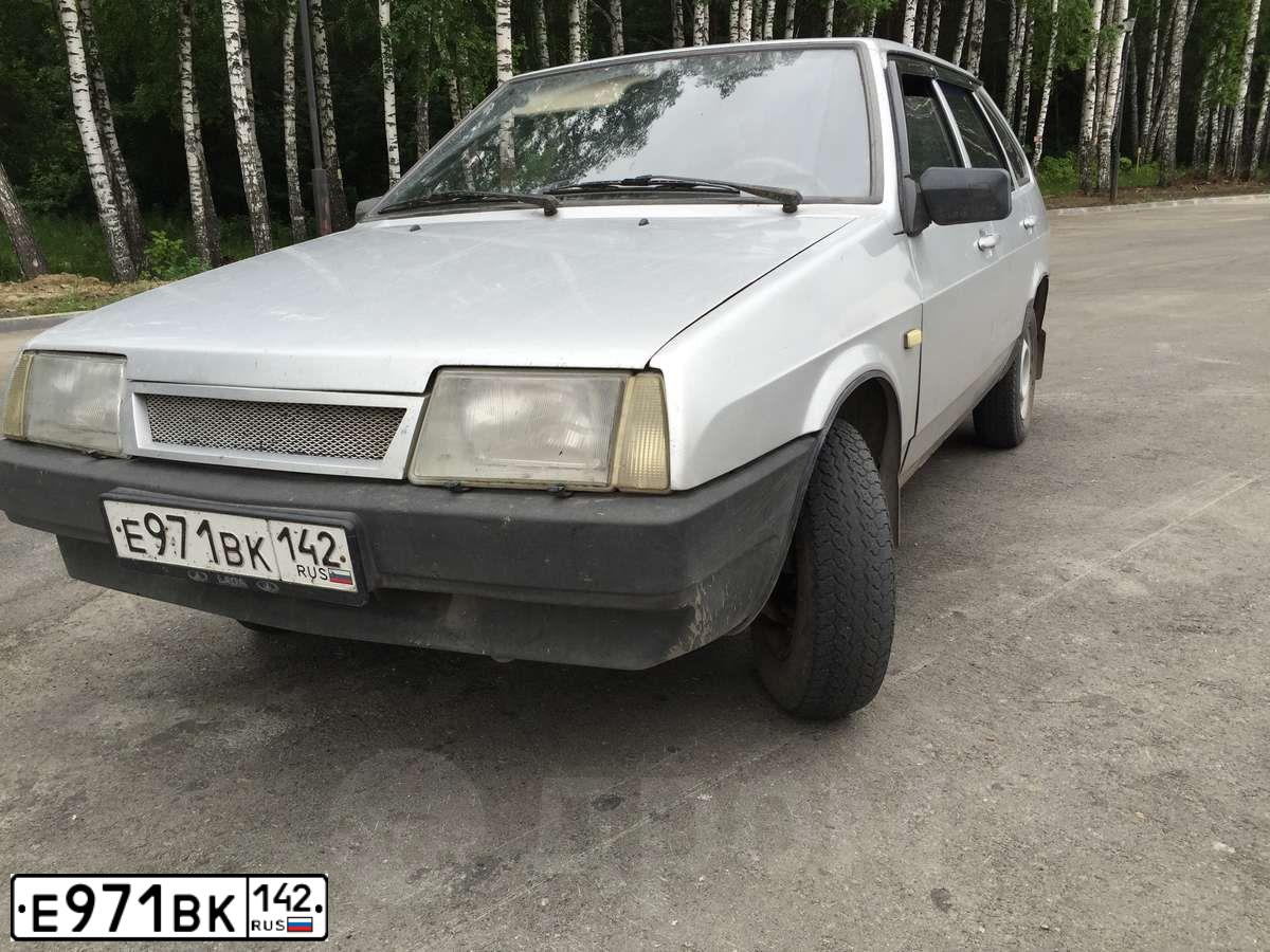 Фото автомобиля LADA 2109 SAMARA, 2002 — госномер Е465ЕХ154. Цвет: Светло-Серебристый металлик