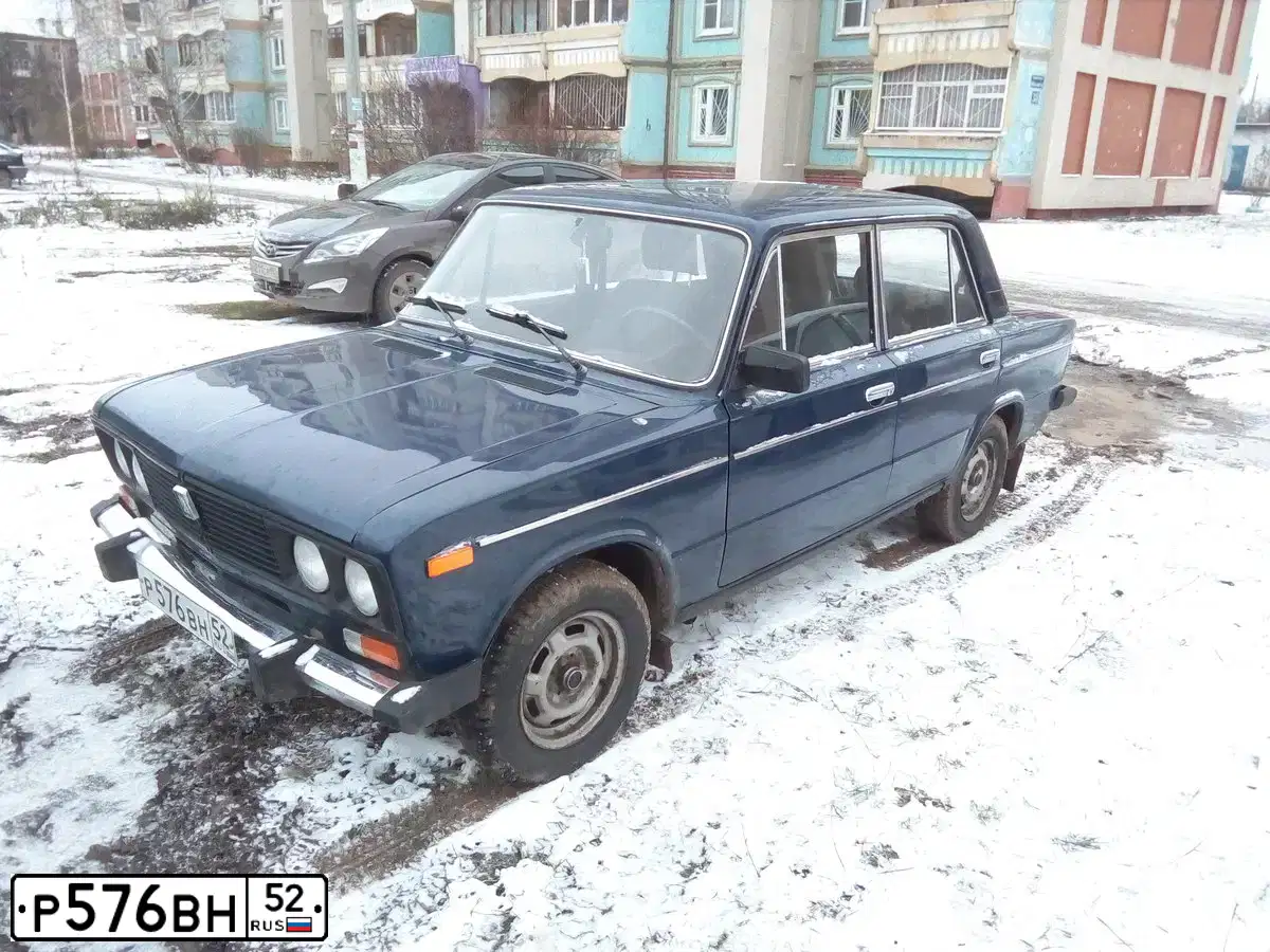 Фото автомобиля LADA 2106 LADA, 2004 — госномер Р576ВН52. Цвет: ТЕМНО-СИНИЙ