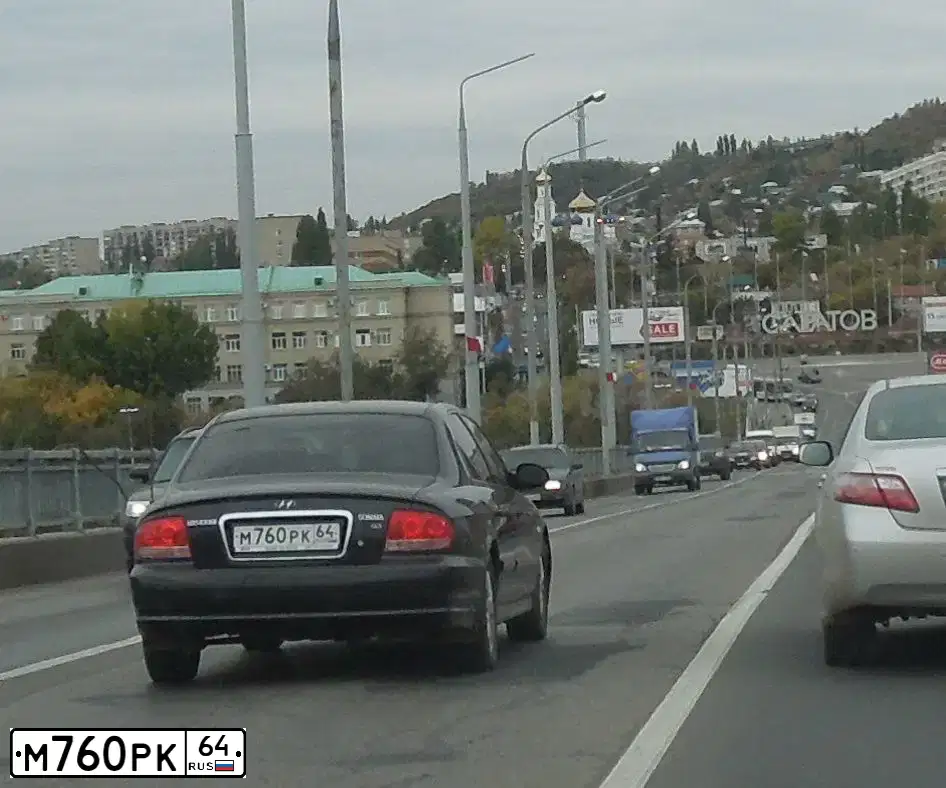 Фото автомобиля TAGAZ SONATA, 2004 — госномер Т345УМ64. Цвет: ЧЕРНЫЙ