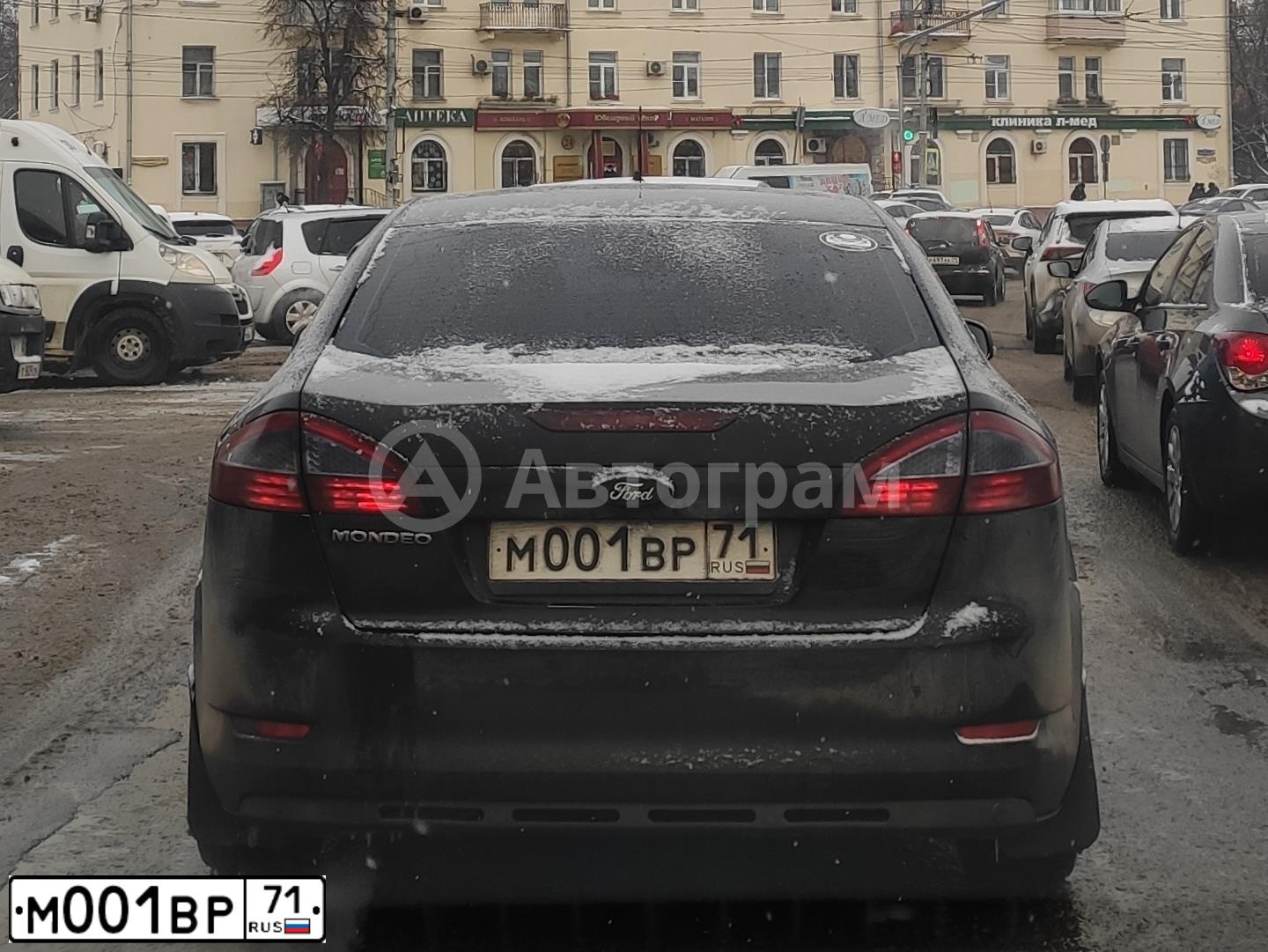 Фото автомобиля TOYOTA AURIS, 2008 — госномер М001ВР71. Цвет: БЕЛЫЙ