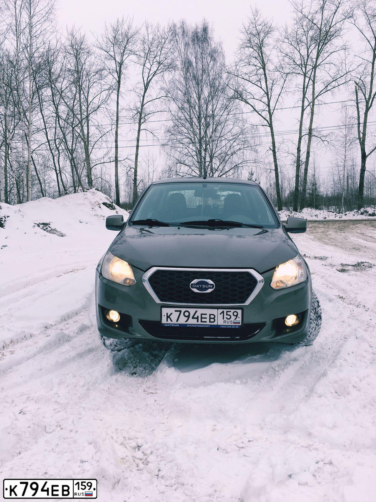 Фото автомобиля DATSUN ON-DO, 2015 — госномер Х667ХТ72. Цвет: СЕРЫЙ