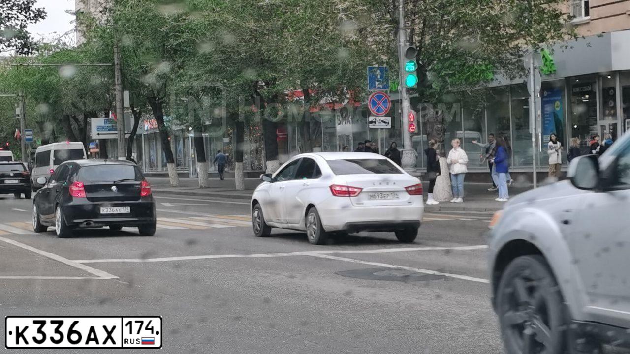 Фото автомобиля BMW X5, 2002 — госномер К074ВМ174. Цвет: ЧЕРНЫЙ