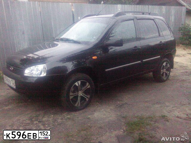 Фото автомобиля LADA 1117 KALINA, 2012 — госномер К596ЕВ152. Цвет: СИНЕ-ЧЕРНЫЙ
