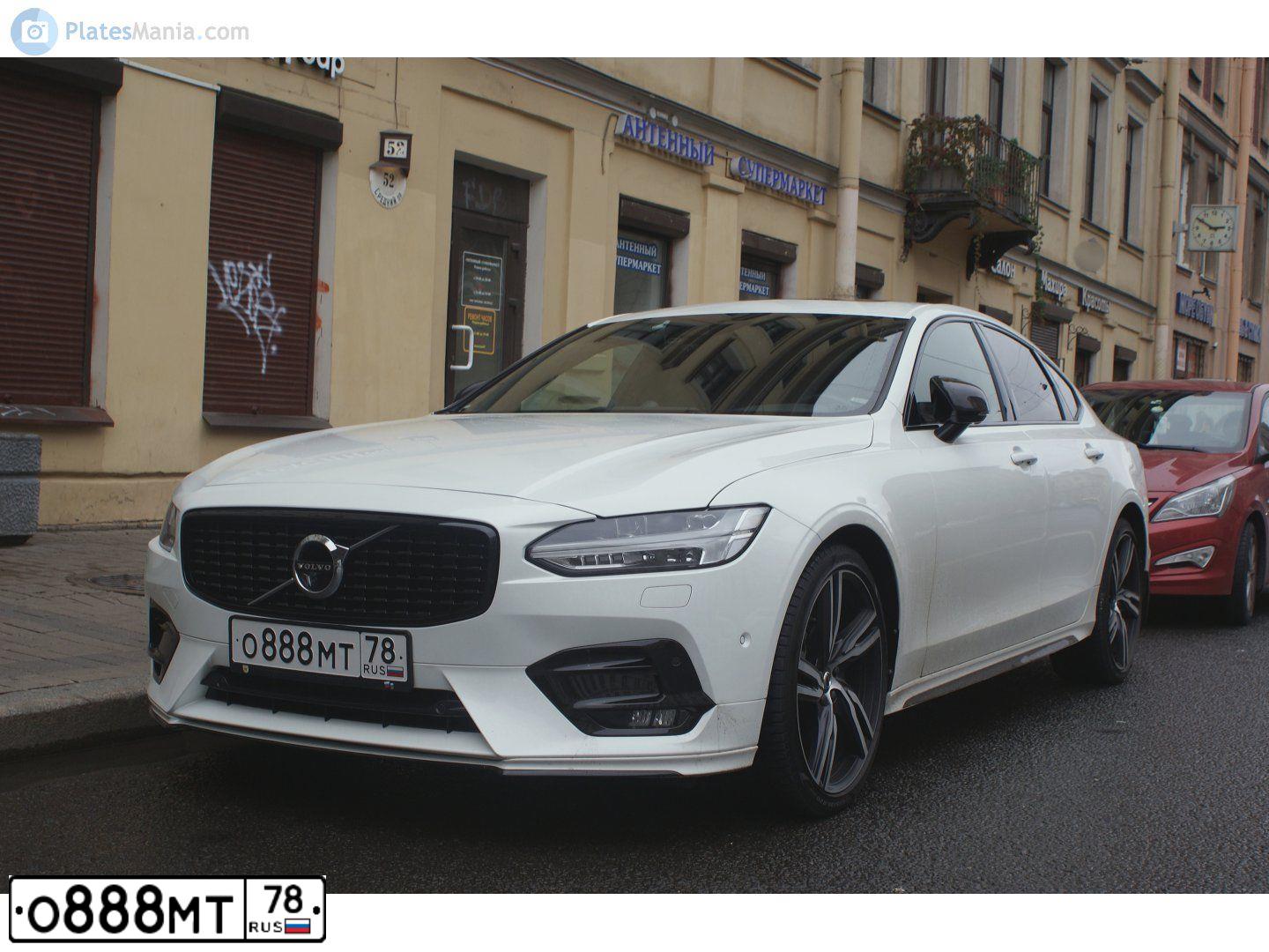 Фото автомобиля VOLVO S60, 2007 — госномер О888МТ78. Цвет: ТЕМНО-СИНИЙ