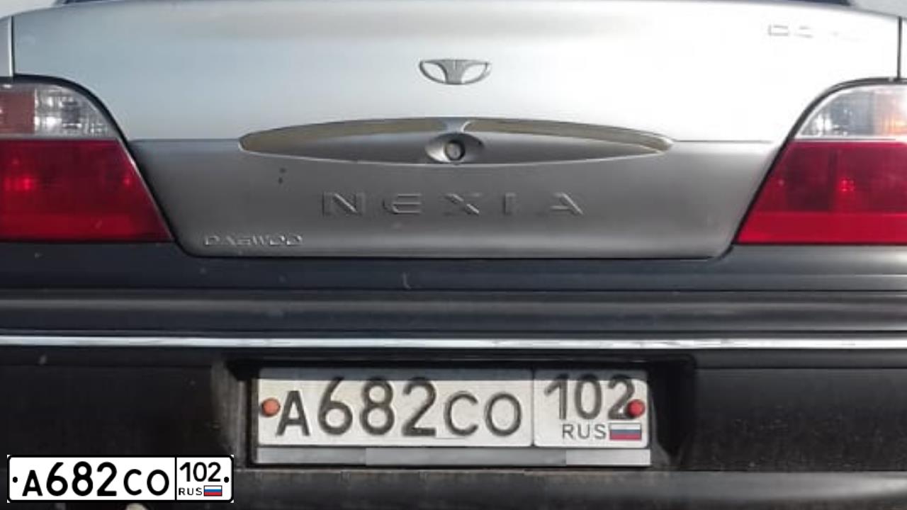 Фото автомобиля UZ-DAEWOO Nexia II, 2007 — госномер А682СО102
